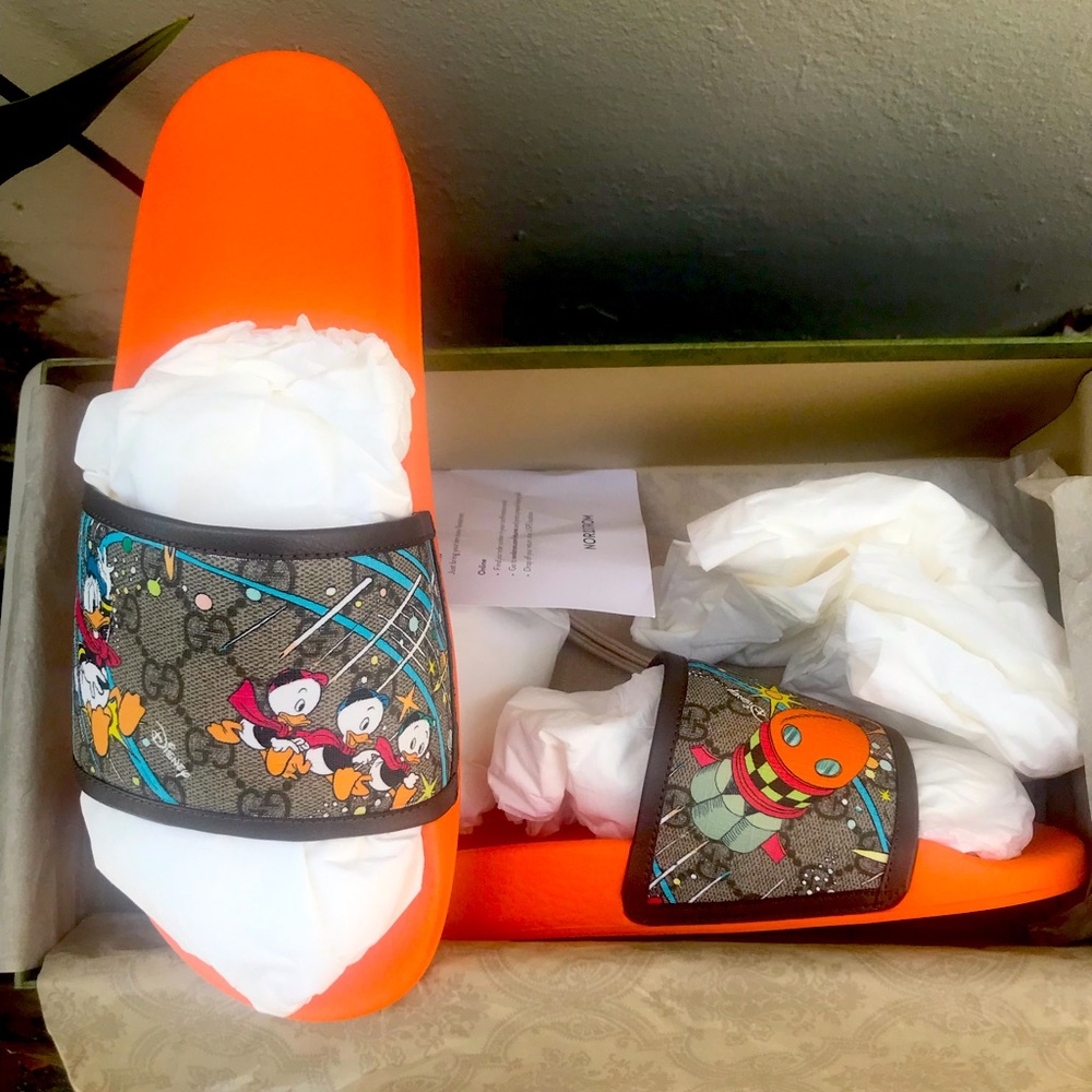Limited edition Disney Donald Duck Gucci Sandals